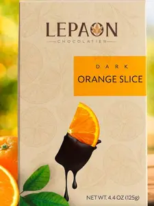 DARK CHOCOLATE COVERED ORANGE SLICES