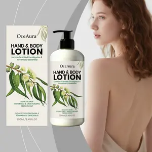 Lemon Eucalyptus Moisturizing Lotion, Hydrating Body Care, Smooth Skin, Daily Body Massage Cream, Gentle & Nourishing Formula