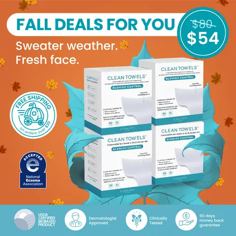 Blemish Control Clean Towels XL 4 Pack - 200 count