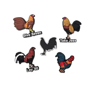 Gallos Shoe Charms Bundle - 5 Stylish Shoe Decoration Charms