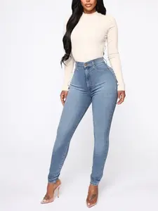 Flex Game Strong Super High Rise Skinny Jeans - Light Wash
