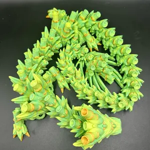 XXL Multi colored bamboo dragon