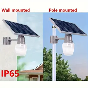 1PC Solar wall lamp, solar street light, with remote control, dusk to dawn, outdoor lights for street, garden ect, can be wall mounted or pole mounted Home solar lights outdoor