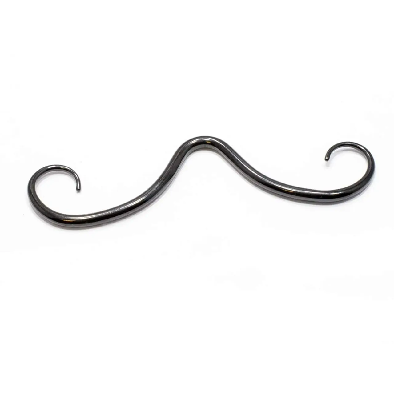 Mustache Septum Nose Rings 16G 14G Surgical Steel Black Nose Septum Piercing Jewelry