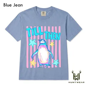 Comfort Colors Till Then Penguin T-Shirt, Cute Penguin Graphic Tee, Inspirational Comfort Colors Shirt, Colorful Animal Tee, Positive Vibes Penguin Shirt
