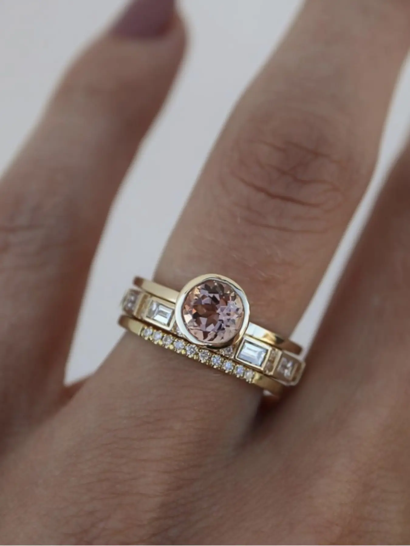 Elegant Women's Zirconia Ring Set, Perfect for Weddings, Bridal Set Rings, Parties, Birthdays & Anniversaries, All Seasons Wear, Fashion Stackable Rings, Stacking Ring Set, Interchangeable Rings, Stackable Finger Rings, Wedding Engagement Jewelry