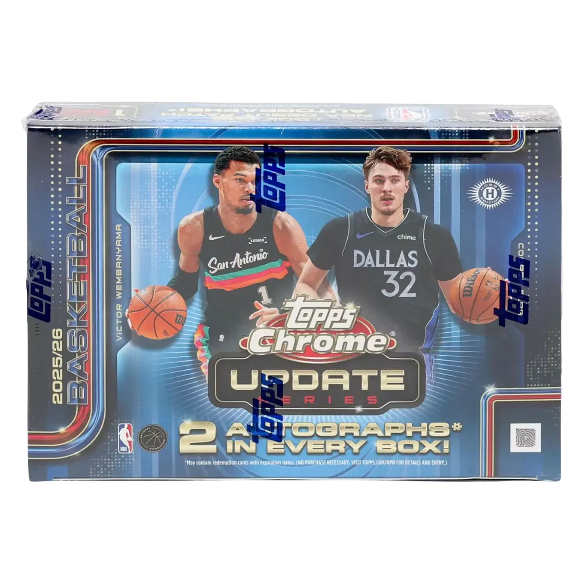 2025/26 Topps Chrome Update Series Basketball Delight Box