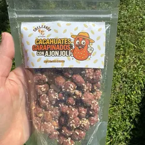 Cacahuate Garapiñado con Ajonjolí | 140g | Cheleando | Mexican Peanuts Snack Crunchy