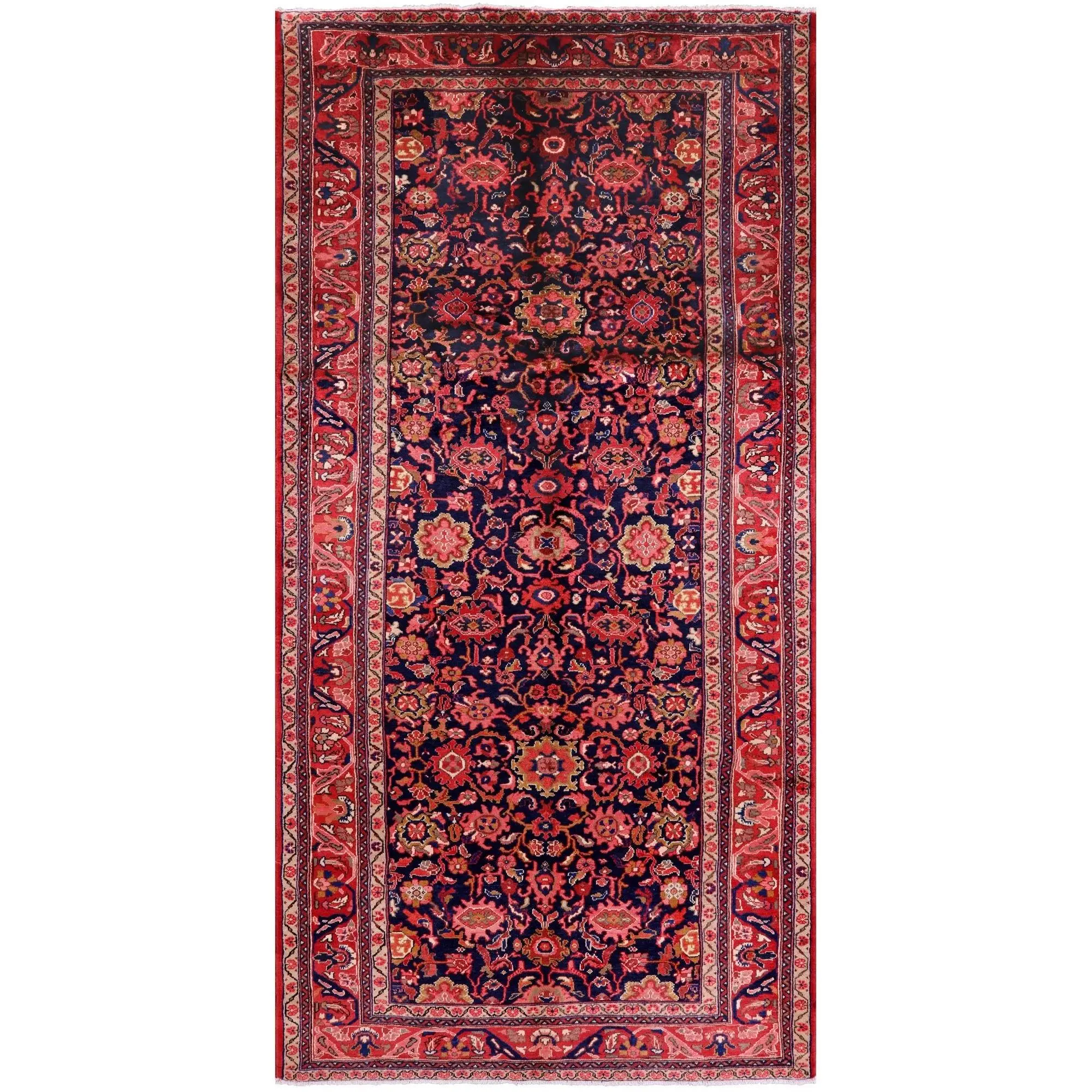 Handmade New Authentic Persian Mahal Rug - 5' 6" X 10' 8"
