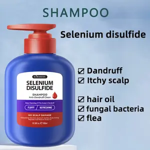 Selenium Disulfide Hair Care Shampoo Oil Control Refreshing Anti-Dandruff Anti-itch Scalp Cleansing Shampoo, 300ML
