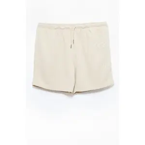 Pacsun Men's Cream Waffle Knit ShortsÂ