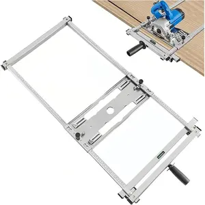 Cutting Machine Edge Guide Positioner, Edge Guide for Saw, Edge Guide Positioning Cutting Board Tool, Wood Modified Positioning Frame Tool, Woodworking Positioning Cutting Tool