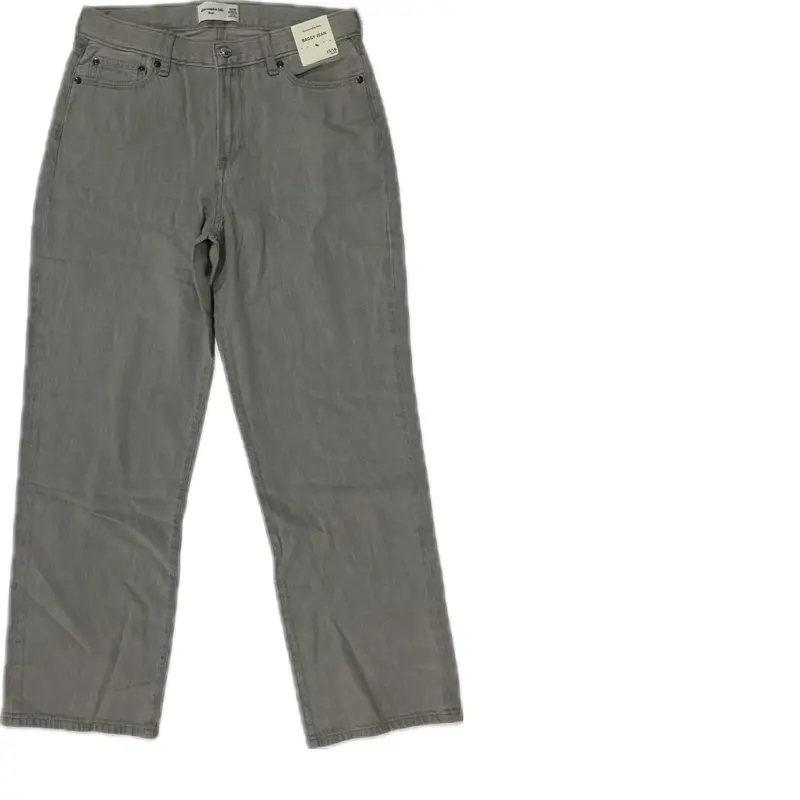 abercrombie & fitch Kids' Baggy Plain Soft Denim Jeans, a Loose-Fitting Basic Unisex Style with Durable Construction for School & Casual Wear, Clothes, All-Day Wearability