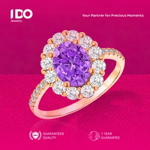 [Crazy Sale] FS-R75 Ring Women Accessories Elegant Beautiful and Luxurious Wedding Couple I DO Jewelry Official R75