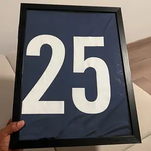 Jersey display case - Basketball jersey collection photo frame, black modern and simple design, home office living room wall decoration or football cave decoration, Home Decor Accessory, sturdy structure