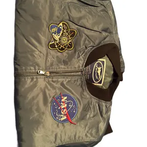 SPACE SHUTTLE 8 PATCH BLUE Medium jacket for Adults