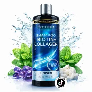 Herbalista - Viral Minoxidil | Keratin | Collagen Shampoo 32oz (950ML) - Alcohol-Free, Oil-Free Formula for Hair Growth & Hair Loss Prevention - Volumizing, Moisturizing, Unisex - Haircare