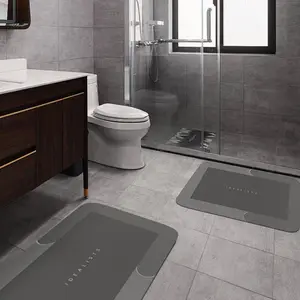 2-Pack Super Absorbent Bathroom Floor Mats - 3.5mm Quick-Drying Non-Slip Floor Mats, Soft and Comfortable Bathroom Rugs, Suitable for Bathrooms, Laundry Rooms, Living Rooms, Doormats, Kitchen Mats, and As Holiday Gifts