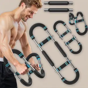 Merach Adjustable Power Twister Bar for Men Chest & Arm Strength Training Portable Upper Body Workout Machine Home Gym Fitness Shoulder Muscle Training TikTokShopBlackFriday