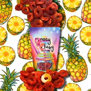 Tropical Pineapple Dulces Enchilados - Sweet and Tangy Candy Snack