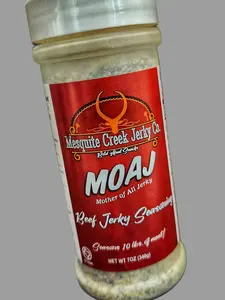 Mesquite Creek Jerky Co. Mother Of All Jerky Seasoning Original Flavor 7oz Spice for Homemade Jerky - Versatile & Authentic Taste