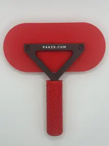 Red And Black Pakzs Ultimate Grooming Brush