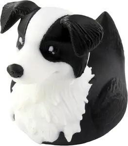 PowerTRC Border Collie Duck Figurine – Duck for 4x4 Ducking, Fun Car Dashboard Accessory, Unique Dog Gifts, Ducks for Cars – 3D Printed in USA