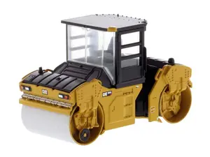 CAT Caterpillar CB-13 Tandem Vibratory Roller w/ CAB (Construction Metal Series) 1:64 Scale Model - Diecast Masters 85631