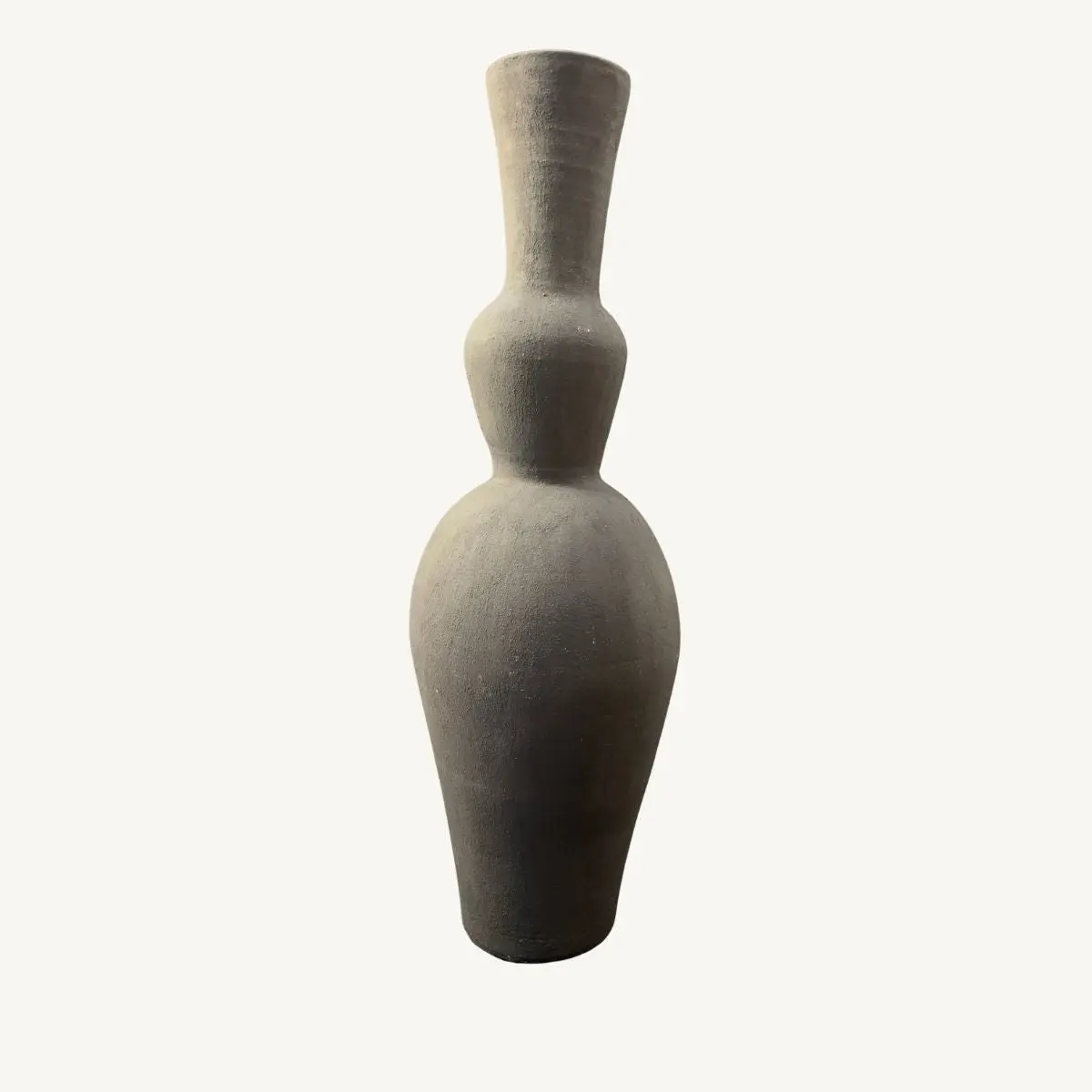 Elan | Large handmade Moroccan terracotta sculptural vase
