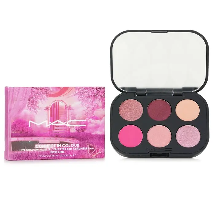 MAC Connect In Colour Eye Shadow (6x Eyeshadow) Palette - # Rose Lens MAC Connect In Colour Eye Shadow (6x Eyeshadow) Palette - # Rose Lens