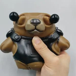 Valorant Game Doll Tactical Bear Squeeze Toy Flex Decompression Relaxation Model Action Stress Relax Holiday Gifts Children Toys