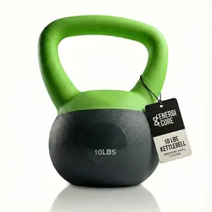 Kettlebell - Sand Filled Weight for  Gym Workouts & Strength  - Portable Exercise Kettle Bell for Women & Men