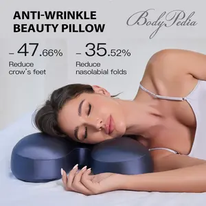 BodyPedia Indigo Blue Beauty Pillow – Ergonomic Memory Foam Pillow for Anti-Wrinkle Sleep & Neck Support, Soft and Odorless for Everyday Comfort, mellow cloud pillow, pillows for sleeping