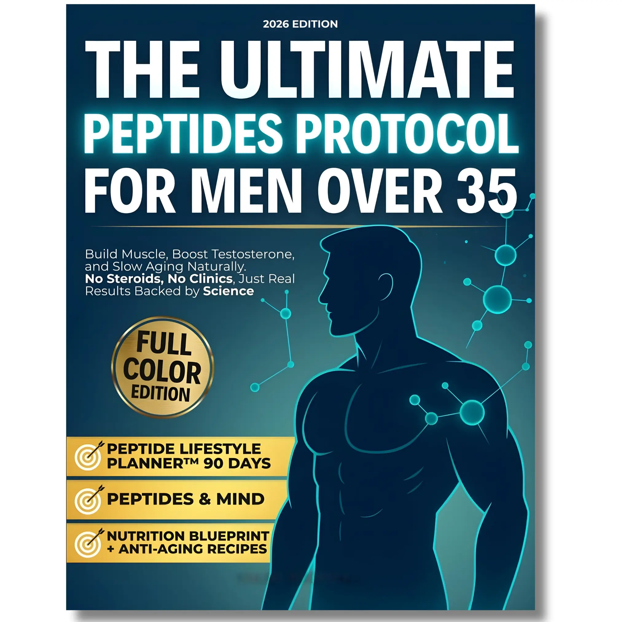 The Ultimate Peptides Protocol for Men Over 35: Build Muscle, Boost Testosterone, and Slow Aging Naturally—No Ster*ids, No Clinics, Just Real Results Backed by Science MILES -- Miles Godwell - Paperback