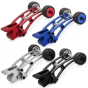 MJX 1/14 Aluminum Alloy Wheelie Bar - Fits 14209/14210 | 70g, 3-Speed Adjustable Height, Hollow Design for Weight Reduction | No-Mod Installation & Easy Disassembly | RC Car Upgrade Part