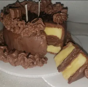Chocolate Cake Candle