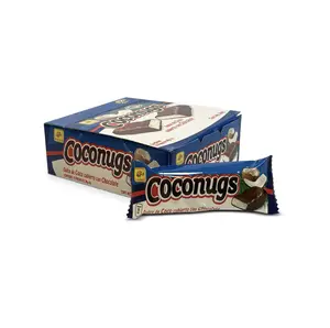 Coconugs Coconut & Chocolate Bars By De La Rosa 12 Pieces