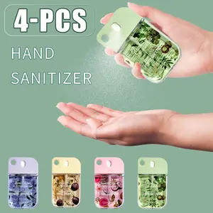 1.5 Fl Oz/45ml Each Power Mist Spray Hand Fragrance, Hydrating Mini Perfume Spray With 8 Scents, Portable Aloe Vera Moisturizing Hand Cleaning Spray, Travel Size For All Ages - Ideal For Outdoor Activities, Holidays & Gifting