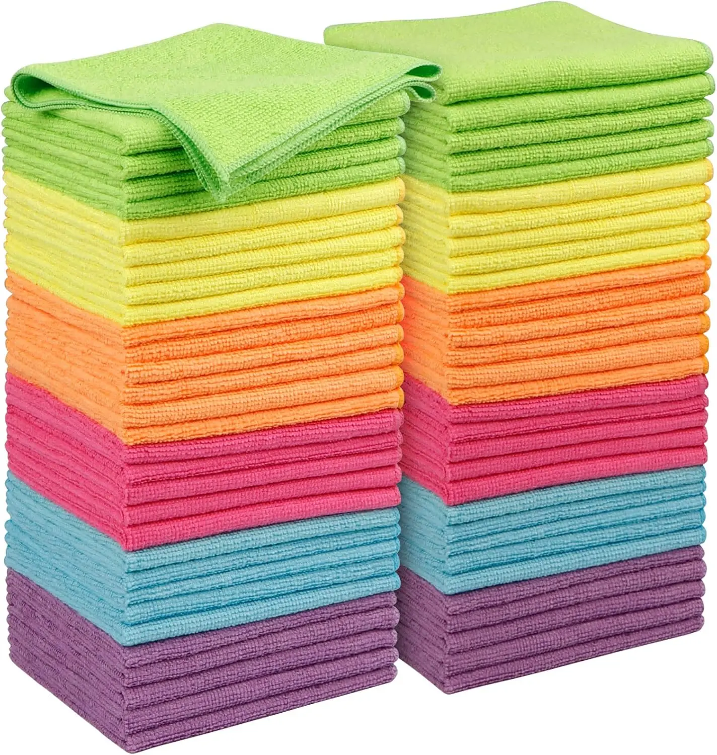 Custom Microfiber Cloth 30x30 Micro Fibre Towel 40x40 Microfiber Cleaning Cloths for Car/Kitchen