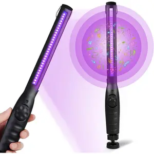 UV Light Sanitizer, UV Sanitizer Lamp Portable Travel UV Light Sanitizer Wand (Black)
