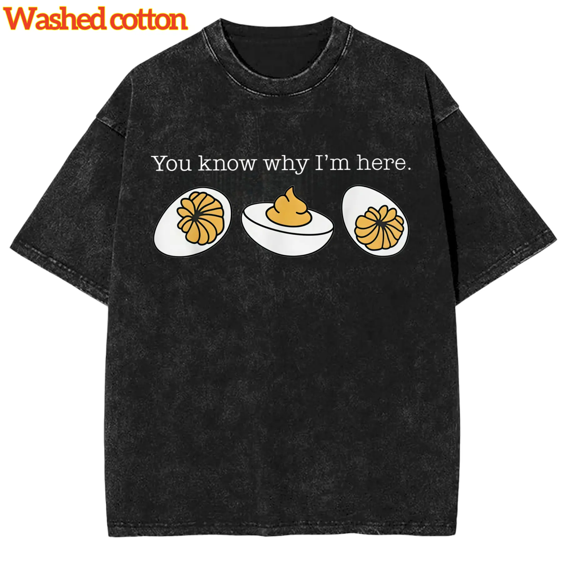 Washed cotton[Black]