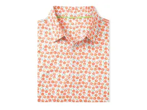 DTWOOO Brand - PEACH - Men's Print Performance Polo