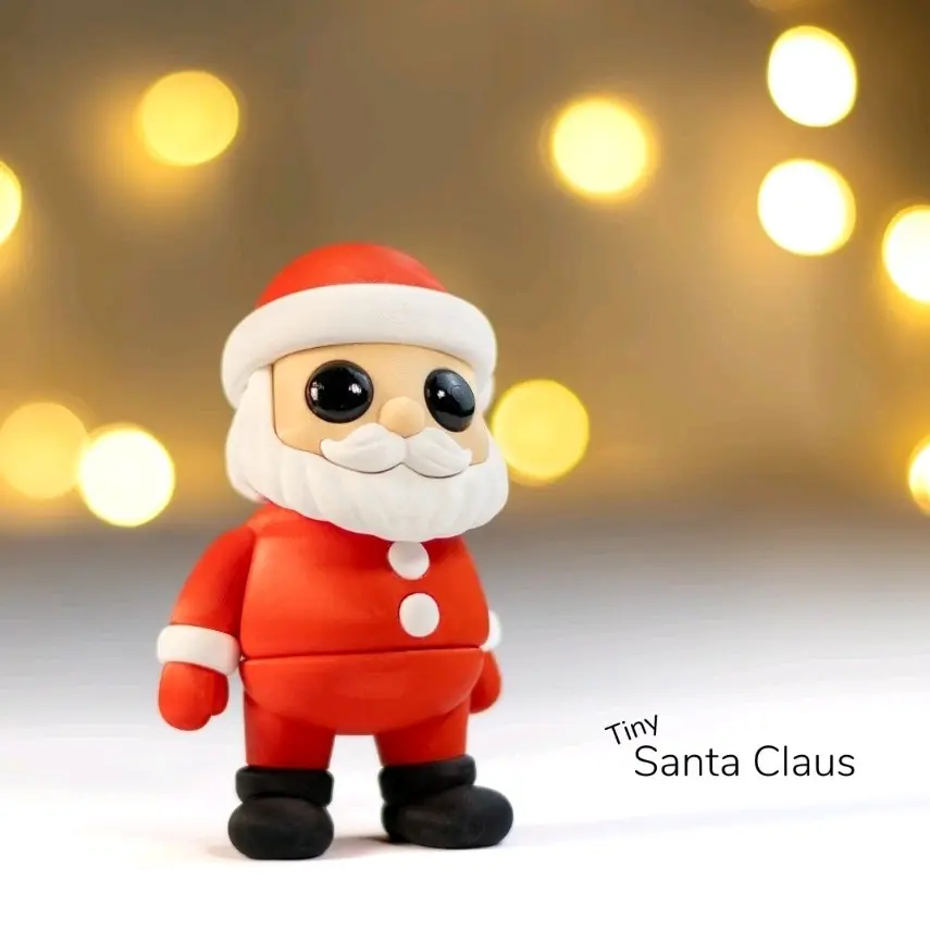Santa keychain