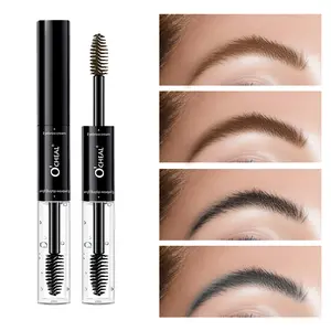 Eyebrows Double Head Dyed Eyebrows Long-lasting Setting Liquid Non-smudging Waterproof and Sweat-proof Eyebrow Dye Cream, Eyebrow Products
