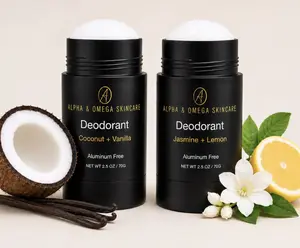 Deodorant Aluminum Free - Extra Strength Odor Protection - Baking Soda Free - Vegan - Gentle on Skin -  For Men and Women