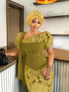 Vintage African Headscarf Cap, Half Layered Half Twist Turban Hat, Pure Color Retro Style, Perfect for Nigerian Weddings Festivals Parties