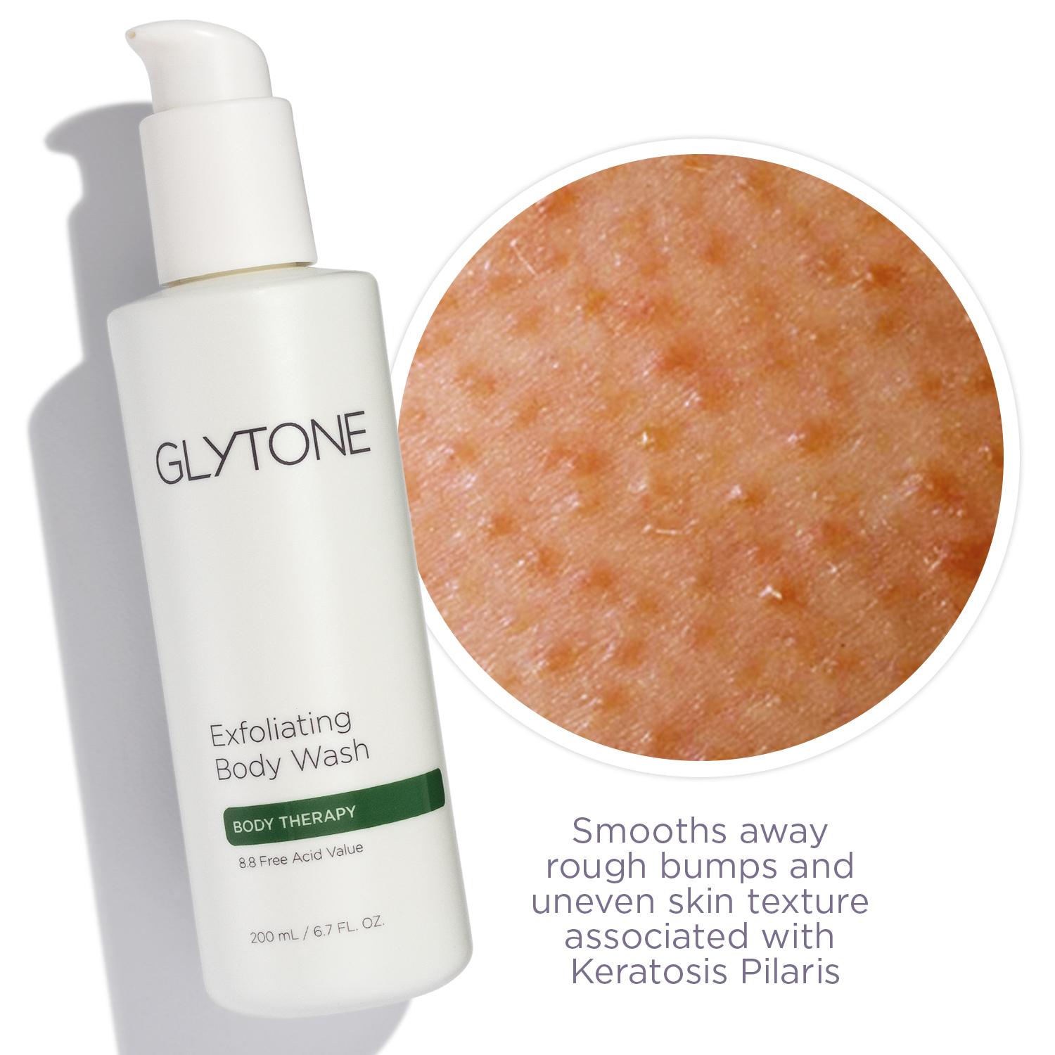 Glytone Exfoliating Body Lotion 17.5% Glycolic Acid, Smooth Rough & Bumpy Skin, Keratosis Pilaris Treatment, Oil & Fragrance-Free