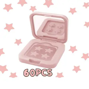 60PCS Star Face Stickers – Y2K Makeup Gems, Festival & Party Selfie Must-Have