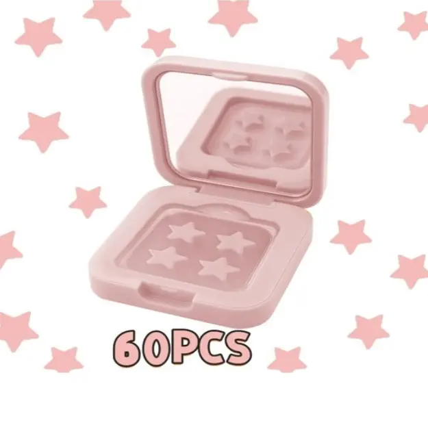 60PCS Star Face Stickers – Y2K Makeup Gems, Festival & Party Selfie Must-Have
