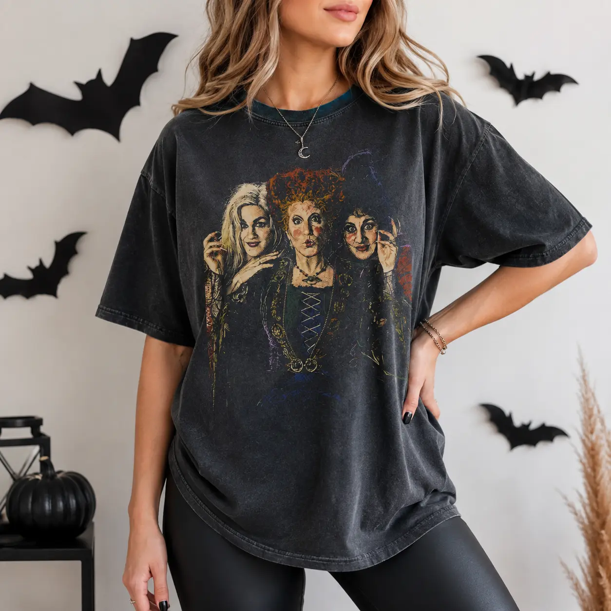 Comfort Colors Hocus Pocus Shirt, Vintage Halloween Characters Tee, Spooky Season TShirt, Halloween Movie Gift, Witchy Fall Shirt